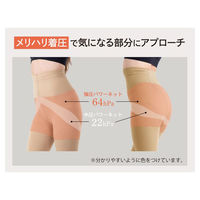 グローバル・ジャパン ゆる圧骨盤美腹ガードル L-LL D02-62 1枚（直送品）