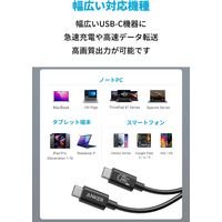 Anker 515 USB-C&USB-C ケーブル （USB4対応 1.0m）