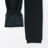 【レディース】無印良品 婦人 裏起毛 厚手 レギンス 婦人S 黒 良品計画