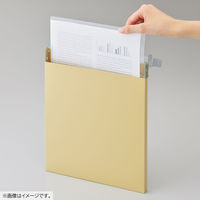 Mutual コングレスケース ファイル 書類収納 書類ケース 資料整理 コピー用紙150枚収容可能 A4・タテ テラコッタオレンジ A2072-4