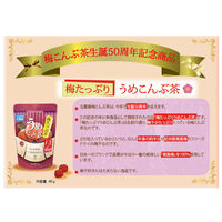 玉露園 梅たっぷりうめこんぶ茶 40g　1セット（1袋×3）