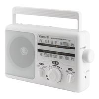 アイワマーケティングジャパン ポータブルホームラジオ 乾電池/電源コンセント式 AM/FM(ワイドFM対応) GAA4-PHR0001(WH) 1台