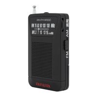 アイワマーケティングジャパン ラジオ ポータブルポケット型 電池式 AM/FM(ワイドFM対応) GAA4-PPR0001(BK) 1台