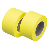 アスクル はたらく ロールふせん 25mm×10m巻 ビビッドイエロー 1セット(12巻:2巻入×6箱) ロール付箋 オリジナル