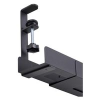 Startech.com ケーブル配線トレー クランプ式 長さ調節可能 工具不要 ブラック 配線隠し CALB-DESK-CABLE-TRAY 1個