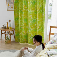 【軒先渡し】スミノエ DESIGN LIFE edi15 スミノエ カーテン ハミングビー グリーン 4549781322148 1枚（直送品）