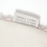 【LAKOLE/ラコレ】 クッションカバー（ボア）