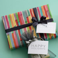 【クリスマス】ヘッズ カラフルアート包装紙ー1COA-1W1袋（50枚）