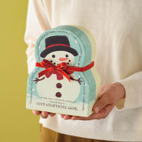 【クリスマス】ヘッズクリスマススノーマン貼箱ーSXYU-HBS1袋（4個）