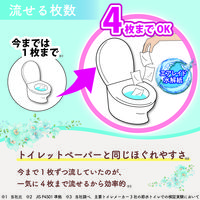 【大人用/流せる】レック こころ想い トイレに流せるおしりふき 大人用おしりふき　おしり拭き　お尻拭き清拭タオル　5個（30枚入×10パック） 限定