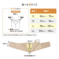 竹虎 ランバックスリム ベージュ M 033963 1枚