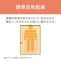 小泉成器 電気毛布(ボトム掛敷) KDK60241 1台