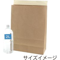シモジマ 宅配袋 3L 未晒無地 004192500 1セット(1袋(25枚)×8)