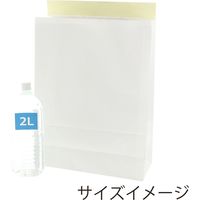 【ケース販売】シモジマ HEIKO 宅配袋 3L 白無地 004192501  1ケース(25枚入×8袋 合計200枚)（直送品）