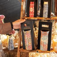 ヘッズ ハンドメイドプリントフラワーベース-10 HNP-FB10 1セット（6個：2個×3パック）（直送品）