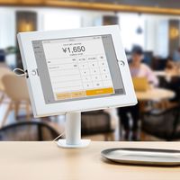 サンワサプライ 10.2インチiPad用 卓上スタンド クランプ式 幅210×奥行150×高さ310mm CR-LASTIP28W 1台（直送品）