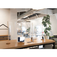 【車上渡し】ホーショー エチケットウインド ewシリーズ Sライン(4ボード) 幅1800×奥行133×高さ700mm （飛沫防止） 1台（直送品）