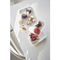 山崎実業 キッチン3段トレー タワー ホワイト 774280 1個（直送品）