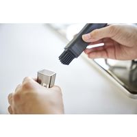 山崎実業 フタ付き油引 タワー ブラック 774355 1個（直送品）