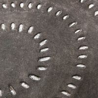 スパイス Wow!クールアフリカン ホワイトリップルライン ラウンドプレート グレー CPGH1310D 1個（直送品）