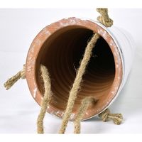 スパイス Wow!クールアフリカン ハンギングポット トライアングルピラミッド ホワイト Lサイズ CPGH2223WH 1個（直送品）