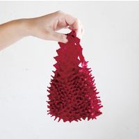 スパイス cucuri 有松絞り ストレッチトートバッグ ワインレッド CUCU1930WR 1個（直送品）