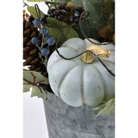 スパイス ハロウィン ブリキポットアレンジ パンプキン XHHK3910 1個（直送品）