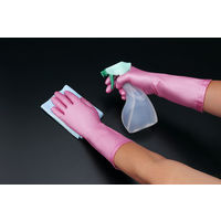 【ビニール手袋】 ショーワグローブ ナイスハンドさらっとタッチセミロング NHDSSL-MP パールピンク 1双