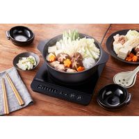 アイリスオーヤマ IHコンロ鍋セット1400W IHKP-T3724-B 1セット
