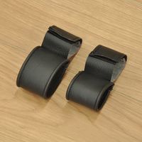 エイ・アイ・エス 曲げ木スツール スタッキング 杖ホルダー付き ロータイプ ブラック/ダークブラウン 1セット(4脚入)（直送品）