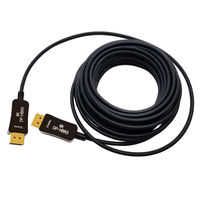 DisplayPortケーブル 10m 光ファイバー極細タイプ（直径4.5mm） VV-DP100AA-AOC-B 1本 Vodaview