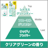 消臭力DEOX トイレ用スプレー クリアグリーン 1本