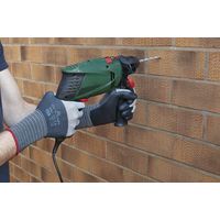 【ニトリル背抜き手袋】 ショーワグローブ マイクログリップ No.381 グレー M 1双