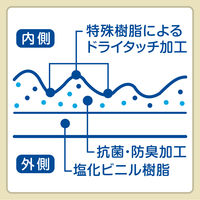 【ニトリル手袋】 エステー ファミリー プレミアムストロング オフホワイト M 1双