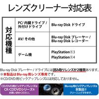ブルーレイレンズクリーナー 再生出来ない機器用 乾式湿式2枚組 読込回復 エラー予防 約40回使用可能 CK-BR4N エレコム 1個