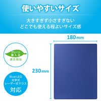 エレコム マウスパッド/SIAA抗菌/ブルー MP-ABBGBU 1個