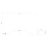 フルネス アクリルパーテーション 厚み3ｍｍ 幅900×高さ600mm 透明 4903220973214 （飛沫防止・飛沫対策） 1台（直送品）