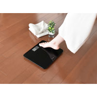 ドリテック ボディスケール「グラッセ」ブラック BS-180BK 1台