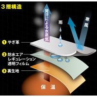 【革手袋】山羊クレストマジック防寒 M AG8400（直送品）