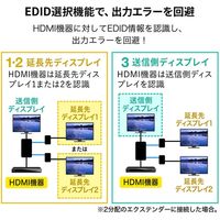 サンワサプライ PoE対応HDM分配エクステンダー(受信機) VGA-EXHDPOER 1個（直送品）