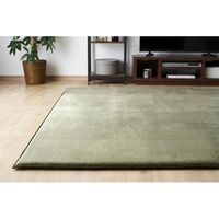 アイリスオーヤマ ラ・クッションラグ　ACRB-1318　グリーン　1個（直送品）