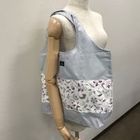 ミントン ハドンホールアニバーサリー、折りたたみバッグ（ポーチ付き）、グリーン色 JL1238_G 1個 川島織物セルコン（直送品）