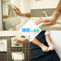 小野商事 AG7340　使い捨てプラスチック手袋 粉なし Sサイズ 2000枚（100枚×20箱）