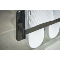 tower（タワー） ツーウェイベランダスリッパラック ブラック 1個 山崎実業