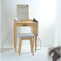 塩川光明堂 POCO デスクスツールセット Q0373 1セット(2点入)（直送品）