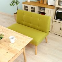 不二貿易 ヘームル NS ダイニングソファ 2人掛 幅1025mm グリーン 37009 1台（直送品）