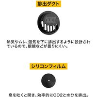 グッズマン 排気ダクト付き ウレタンマスク ダクトマスク ブラック 7298 10着