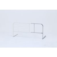 不二貿易 スライドベッドガード （横伸縮）ハイ 幅1200×奥行400×高さ450mm ホワイト 12849 1台（直送品）