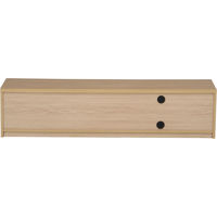 不二貿易 ＴＶ台 ファルダ 150 幅1500×奥行400×高さ350mm ナチュラル 14198 1台（直送品）