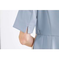 フォーク おもてなしワンピース　3021SC　 ゼニスブルー×エクルベージュ L 1枚（直送品）